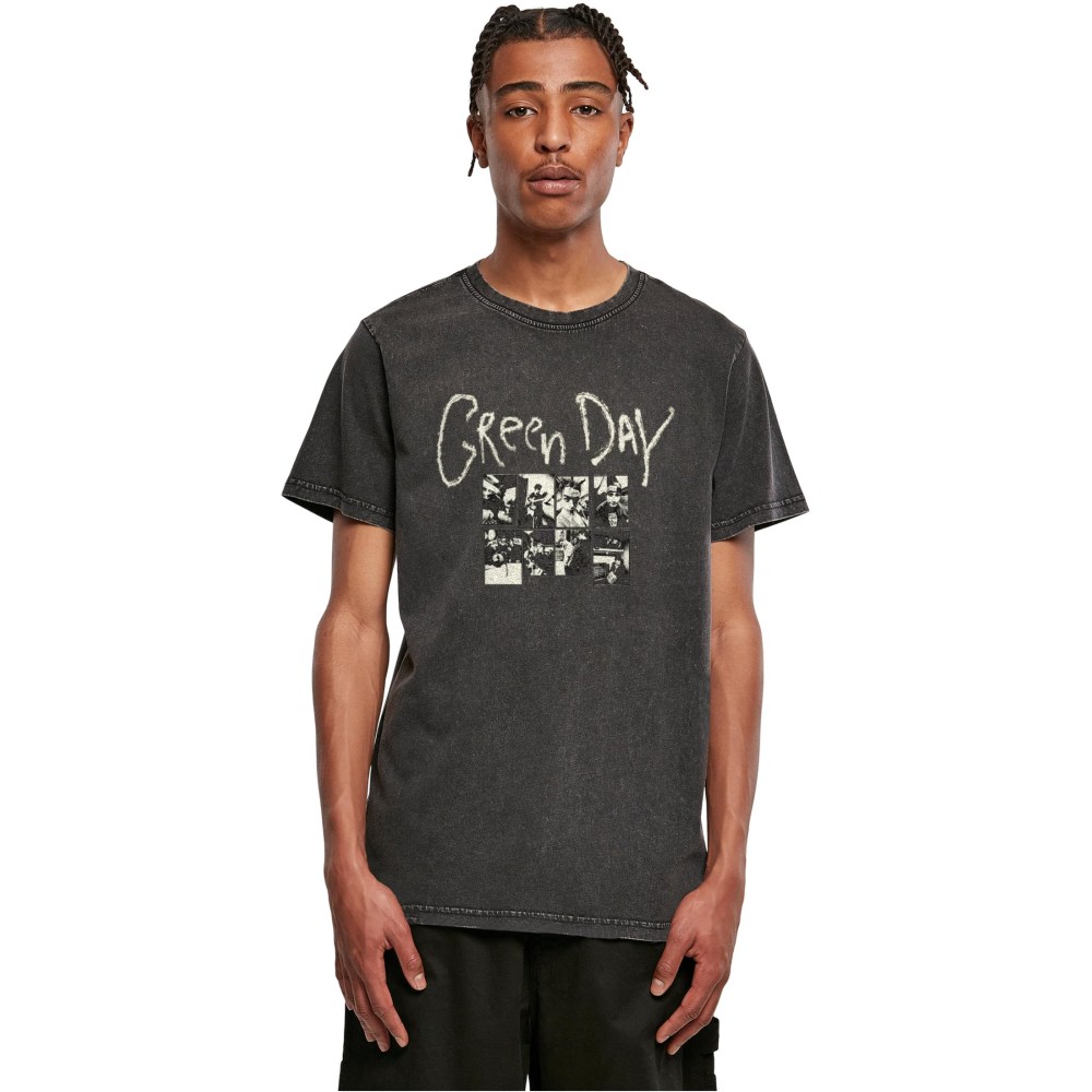 Merchcode Green Day - Collage Herren TShirt - Schwarz